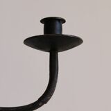 Large Wrought Iron Floor Candelabra, 1950s