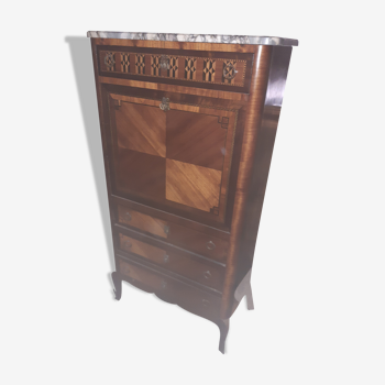 Furniture secretary marquetry