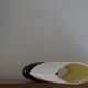 70's ceramic lamp, draped effect base