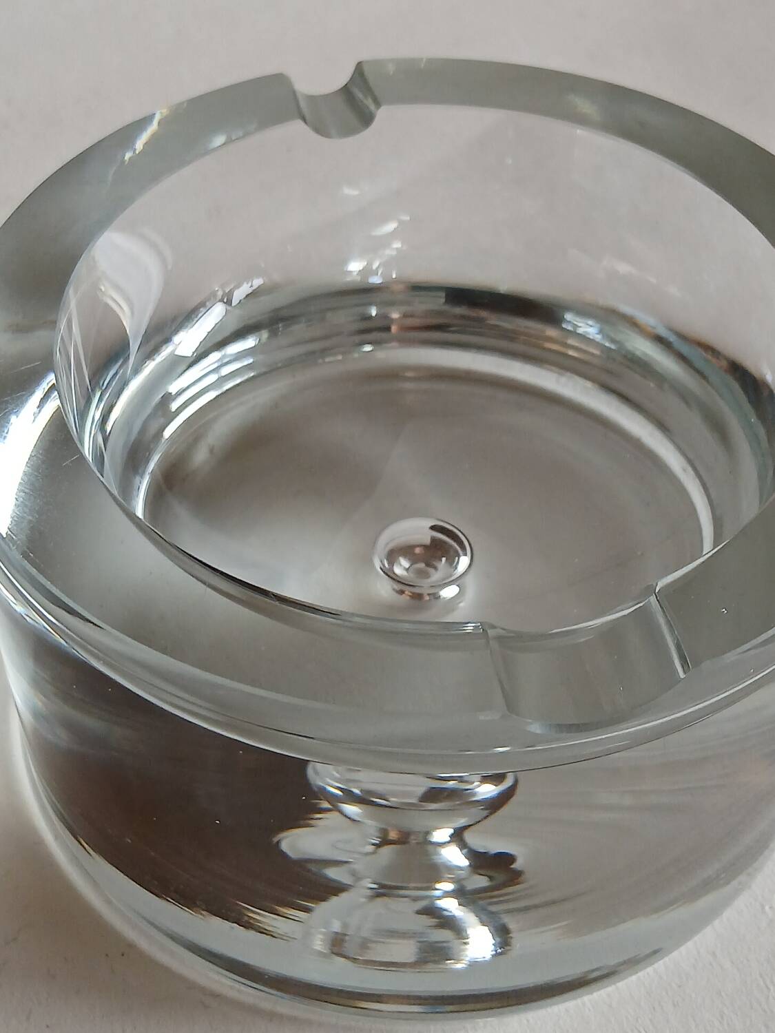 Crystal ashtray by Krosno, Poland