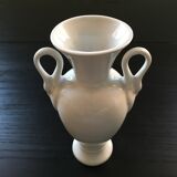 White vase swan handles