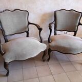 pair of Chippendale armchairs 1950