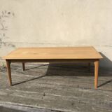 Vintage coffee table 1970 in solid maple