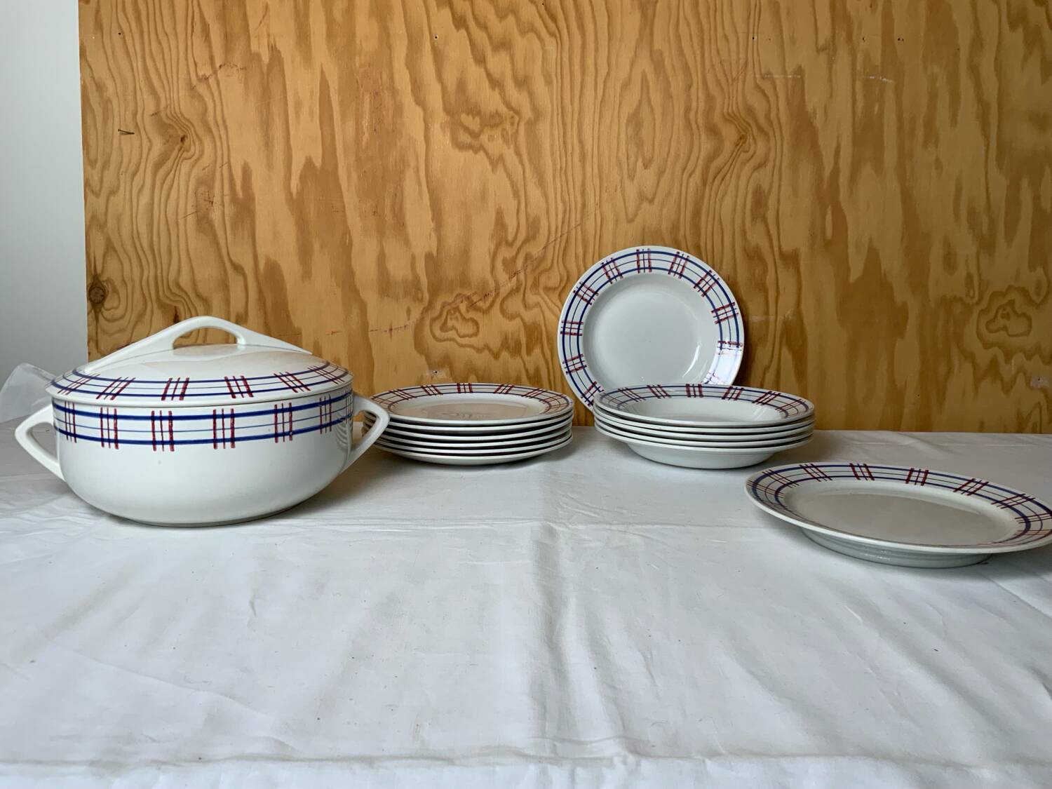 Old soup plates