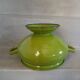 Vintage green enamelled tin soup tureen