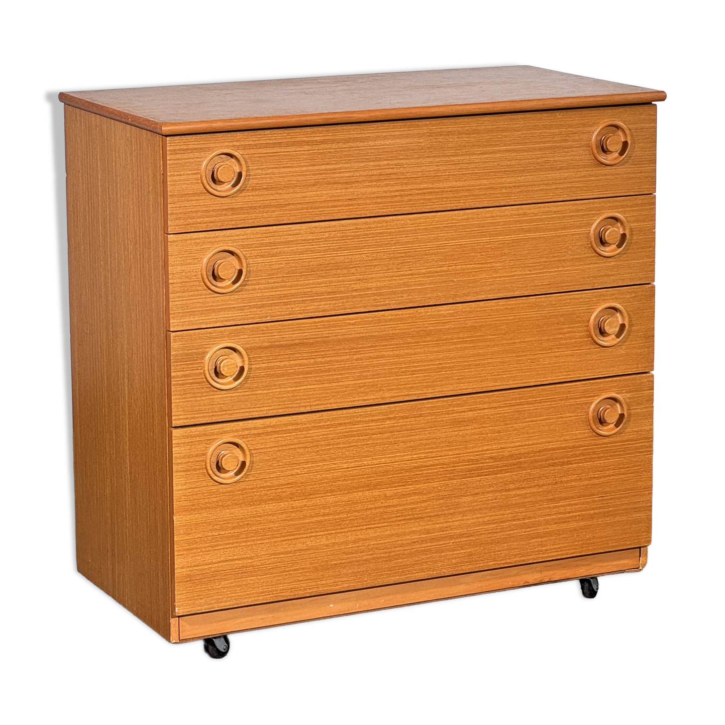 Schreiber Teak Chest of Drawers, 1970s