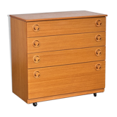 Schreiber Teak Chest of Drawers, 1970s