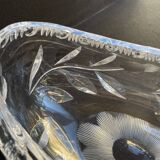 1629 Table planter - Modern mid-century - Hand-cut crystal