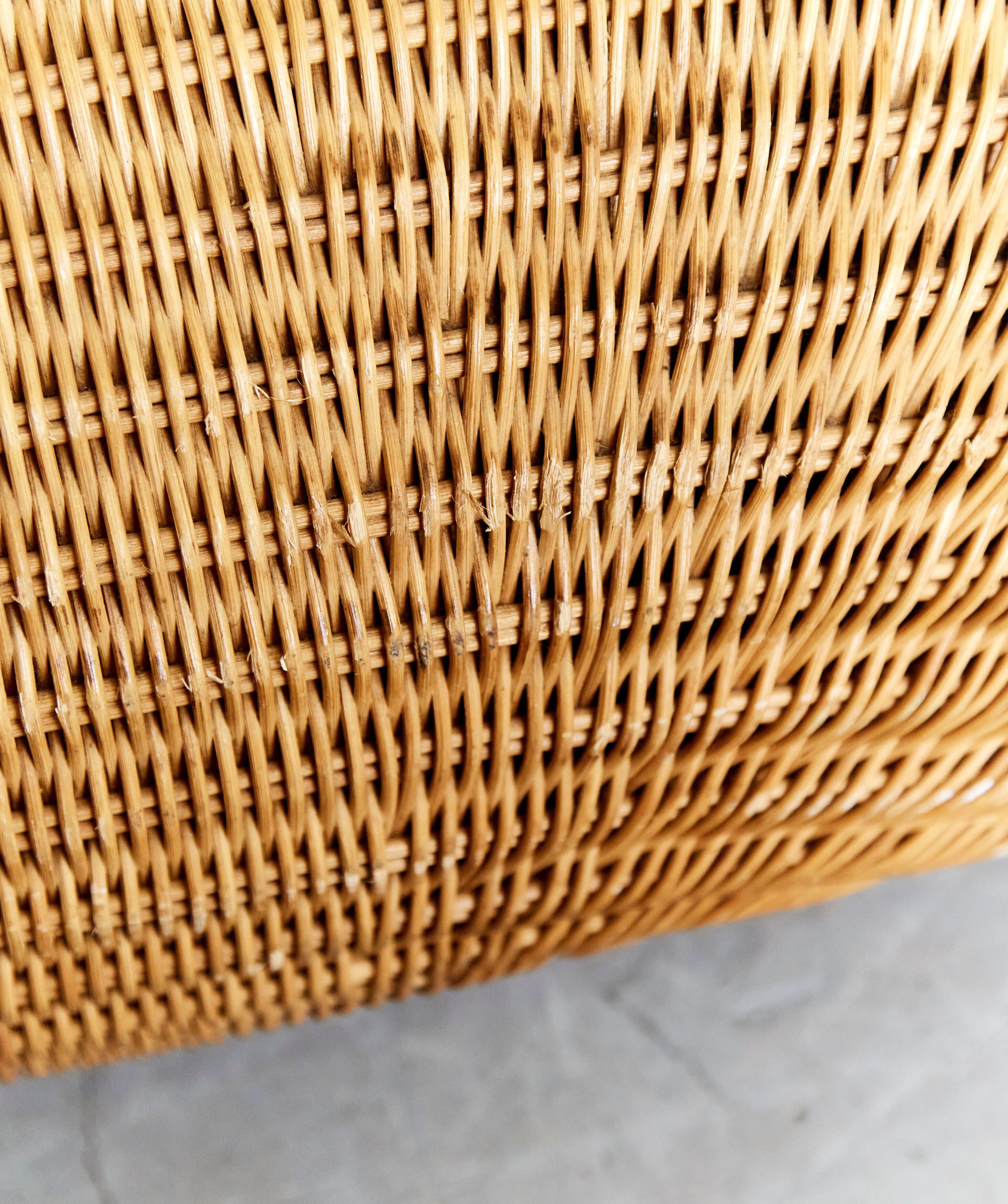 Fauteuil en rotin Storvig par Carl Öjerstam pour Ikea, années 2000