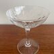 8 Val Saint Lambert Crystal Champagne Glasses, Nestor Model.