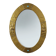 Arts & Crafts Copper Oval Mirror, France ca. 1905
