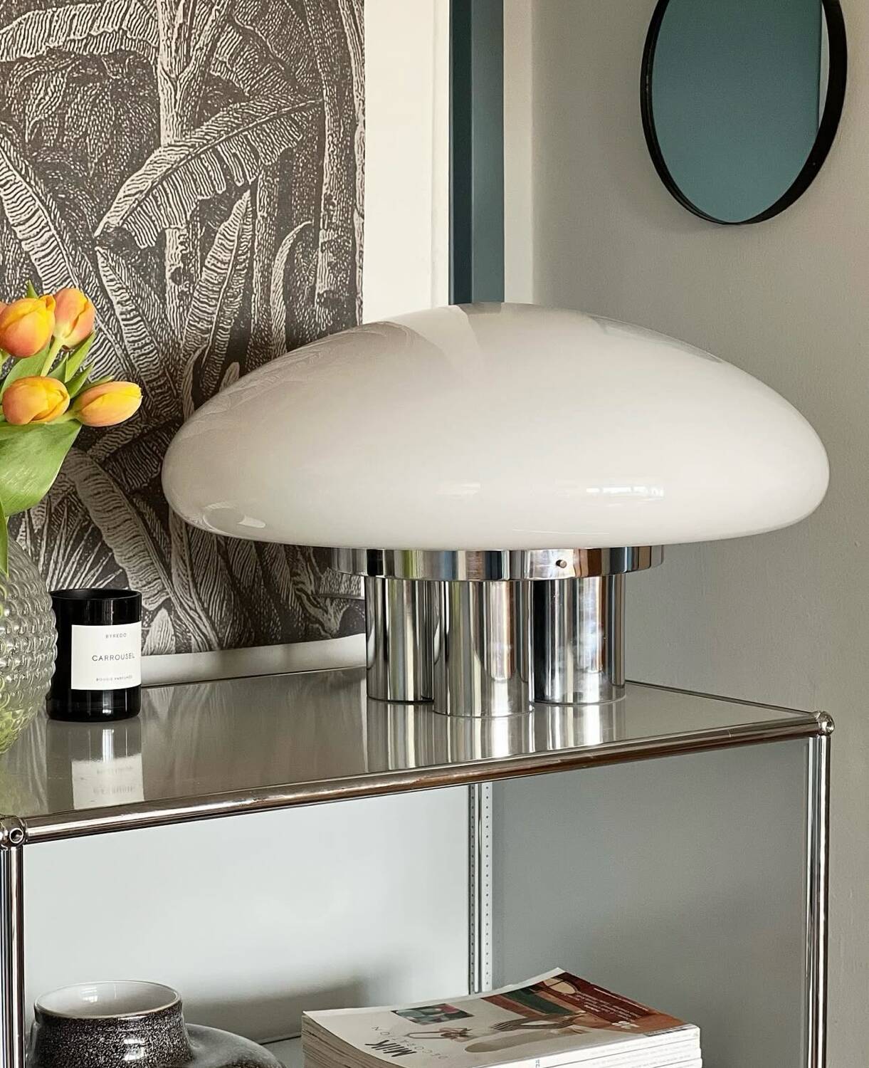 Magnolia Table Lamp by Sergio Mazza & Giuliana Gramigna