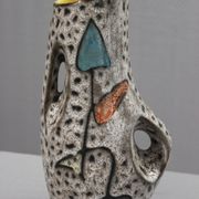 Marius Bessone in Vallauris large free-form vase with abstract decoration 1950s