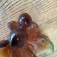 Daum glass paste leaf catchall