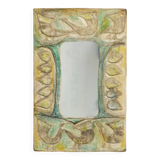 Decorative plaster mirror from the 70s