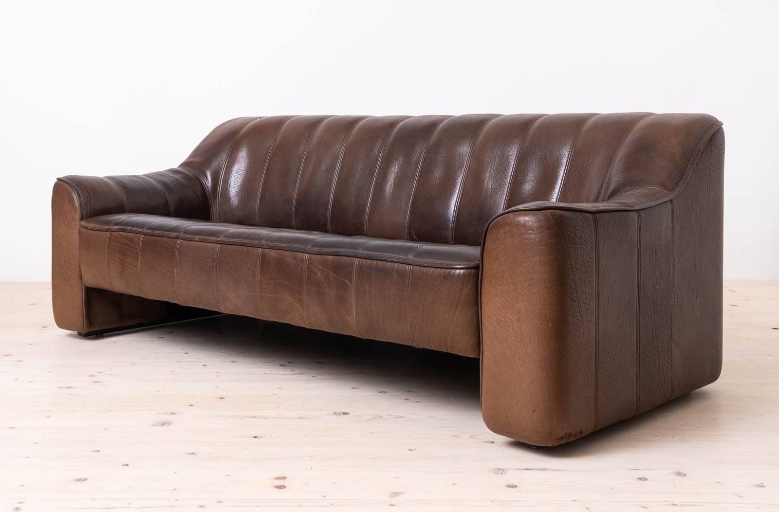 Vintage Leather Sofa, De Sede, Switzerland, Model DS 44, 1970s