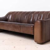 Vintage Leather Sofa, De Sede, Switzerland, Model DS 44, 1970s