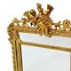 Gold Mirror XL Crown Napoleon III Style France 127x86cm