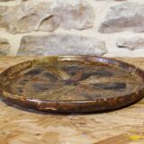 Glazed stoneware plate by Jean Langlade