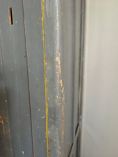 Old wooden cabinet 2 doors