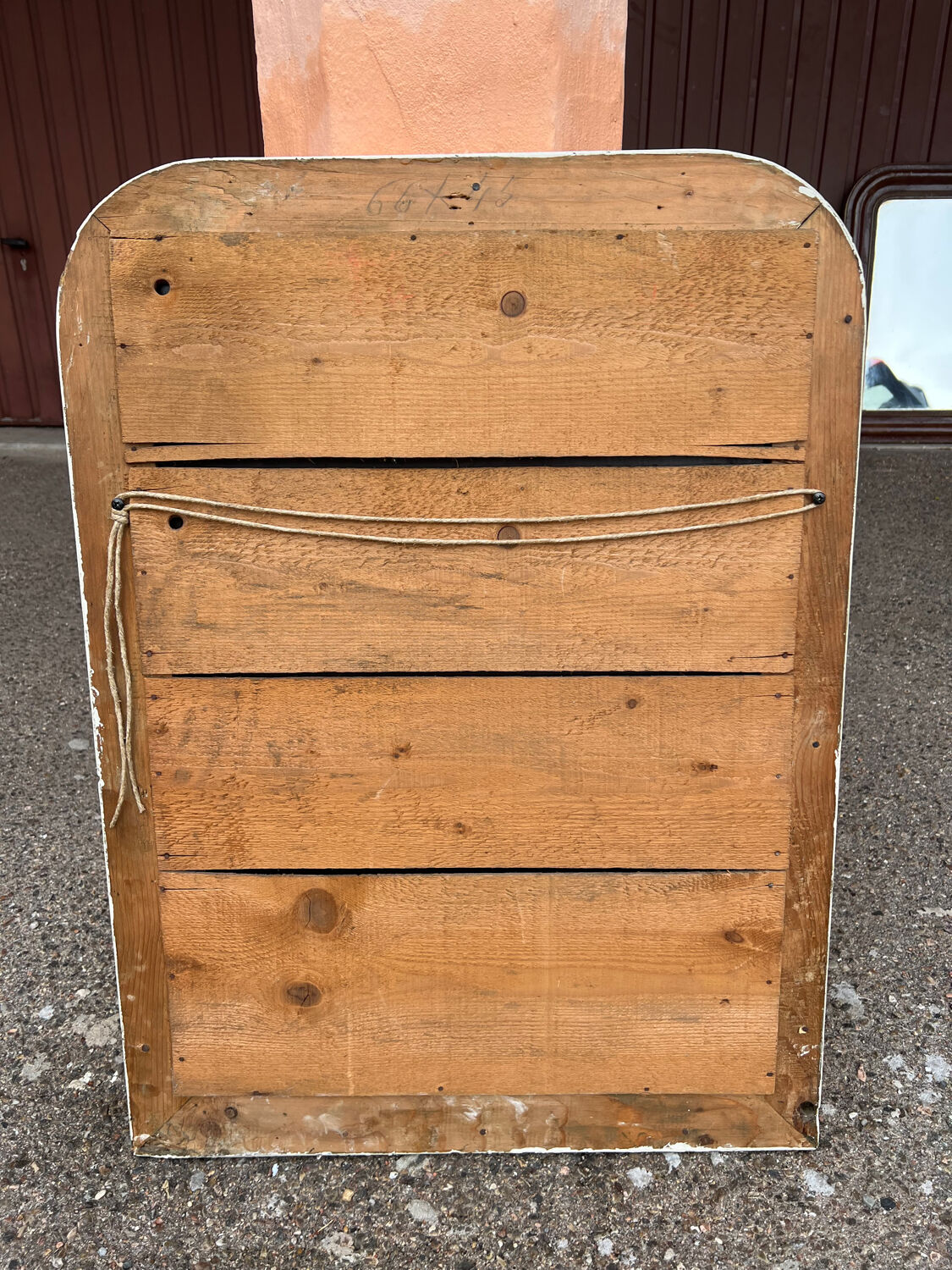 White Louis-Philippe mirror