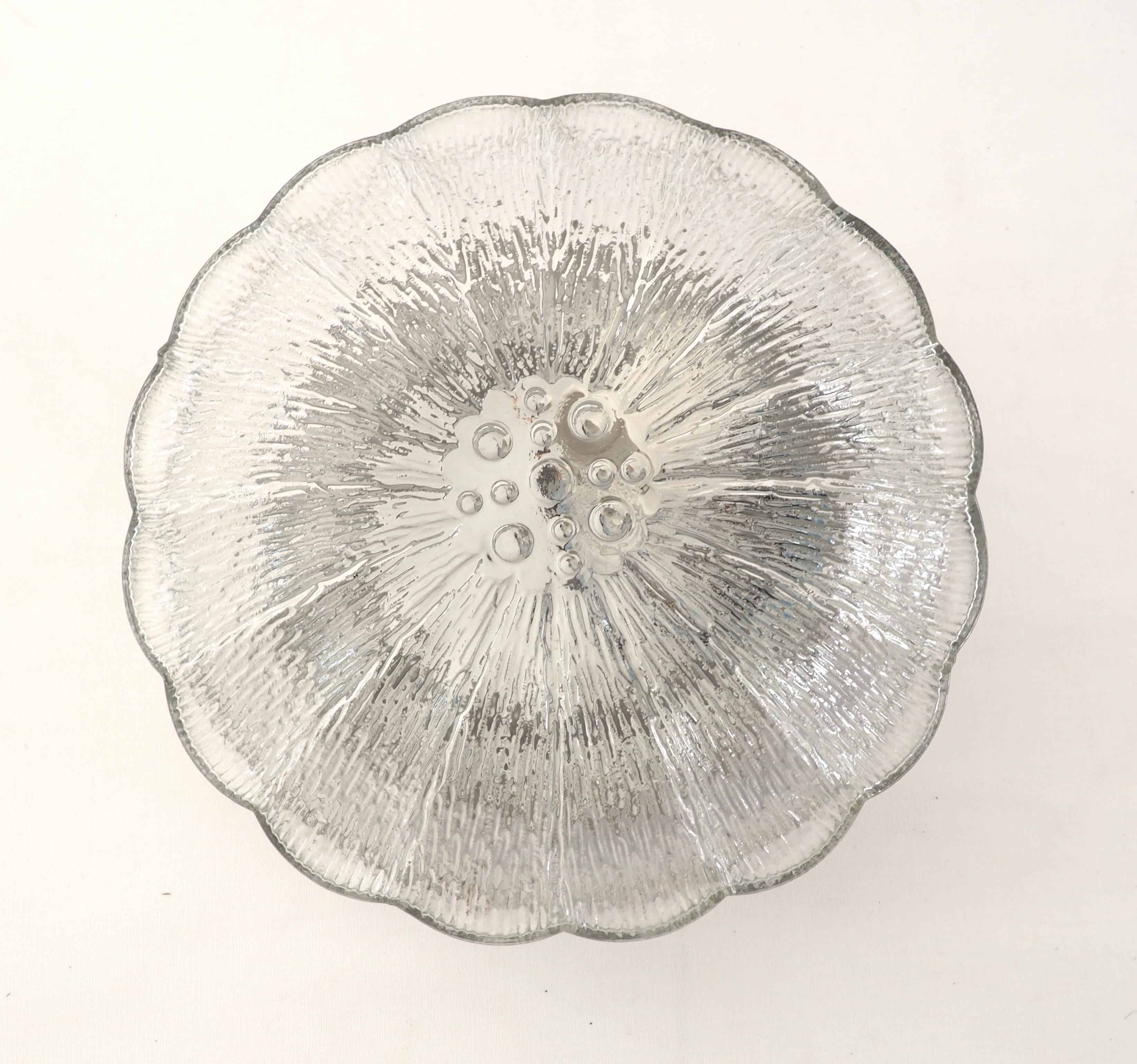 Applique plafonnier verre oursin