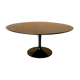 Table basse tulipe vintage en marbre noir