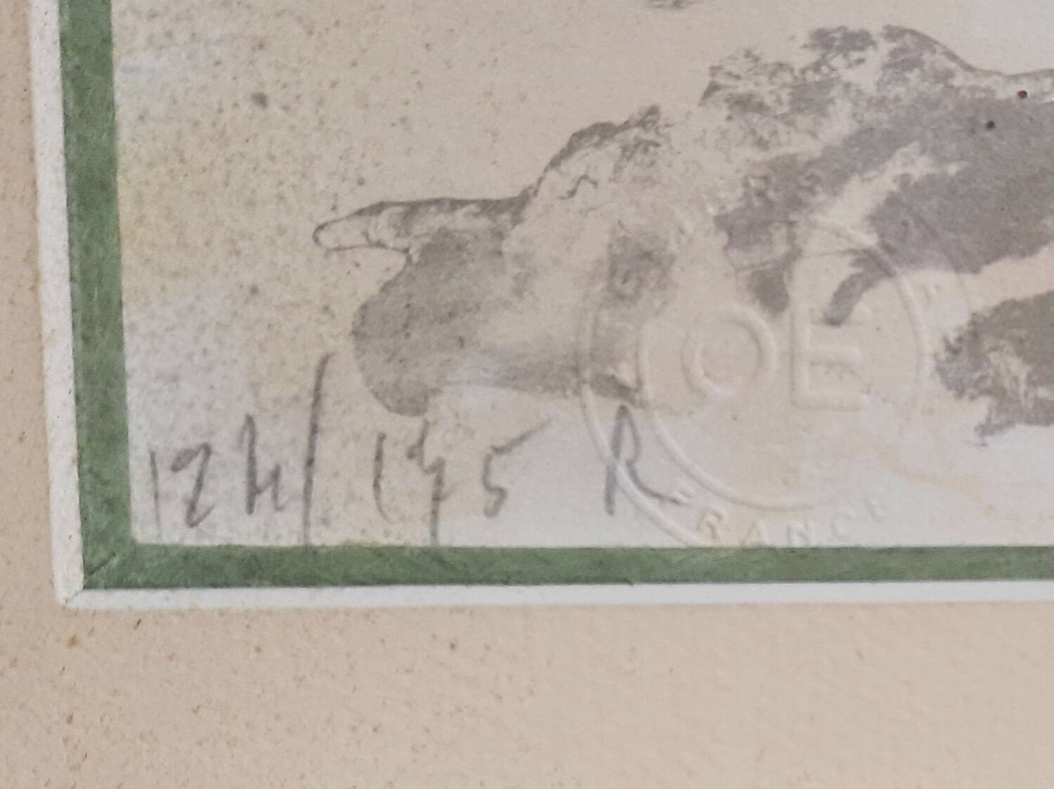 Urban Huchet lithograph (Signed and numbered)