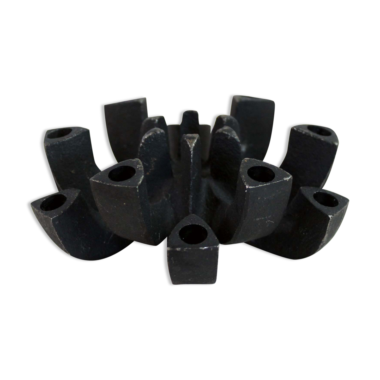 50s cast iron candlestick