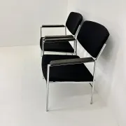 Gijs van der Sluis minimalist lounge chair, 1970s