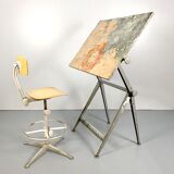 Vintage drawing table by Friso Kramer Rietveld for Ahrend de Cirkel