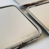 Collection of 3 vintage barber mirrors