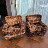 Pair of vintage armchairs from the 1970s