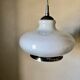 Suspension en opaline et fil d'argent