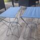 Tabouret pliant pêche ou camping. Années 60