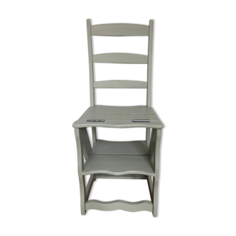 Old stepladder chair