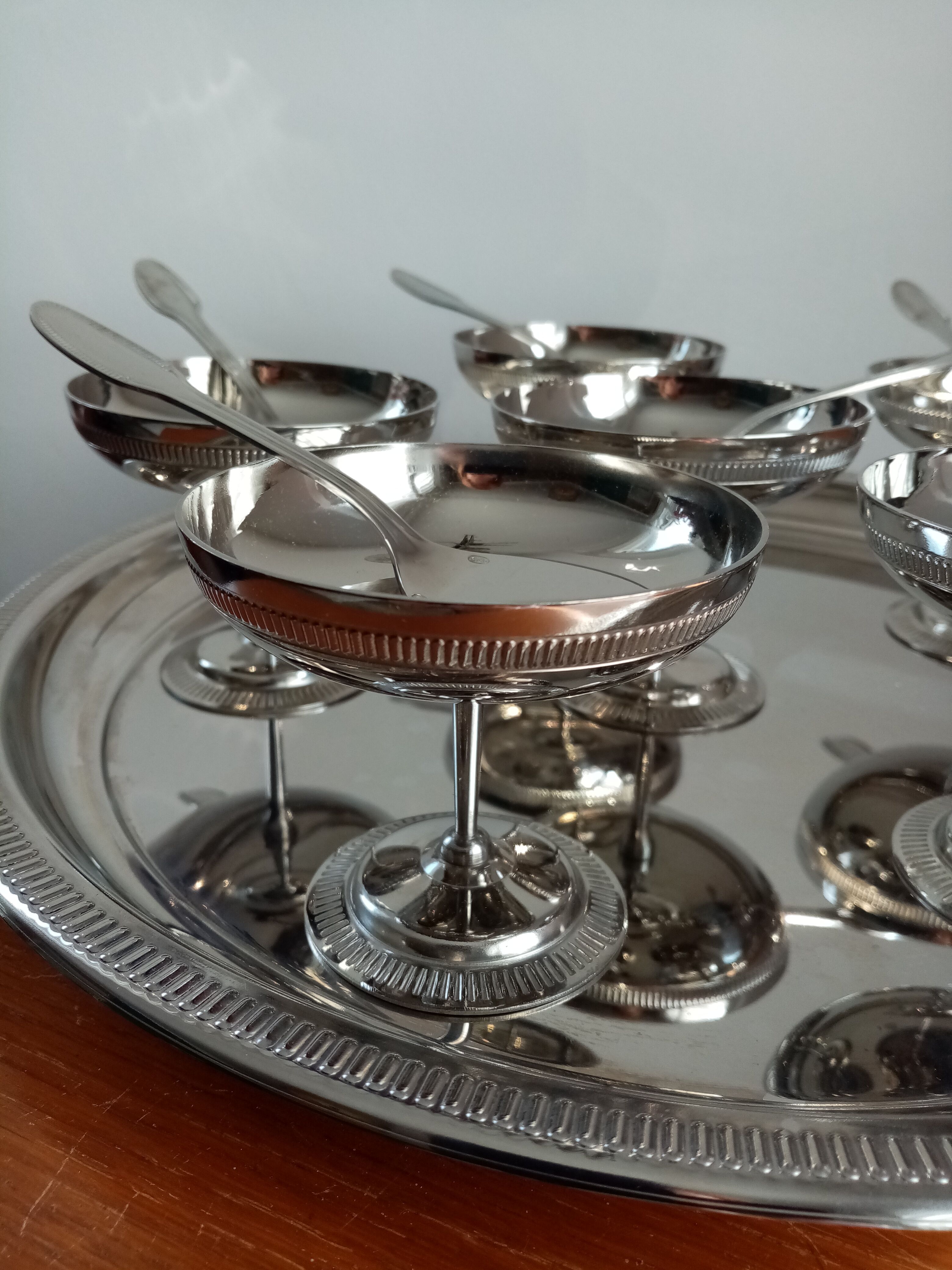 Jean Couzon ice cream trays and cups