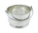 Industrial basket sugar bowl, silver-plated brass, Poland, 19th century