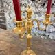 Pair of 3-branch candlesticks
