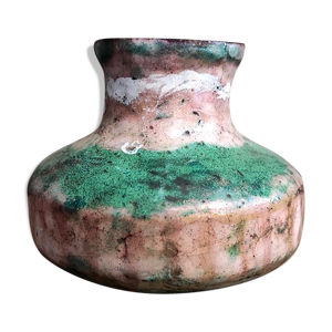 Vase vintage en métal
