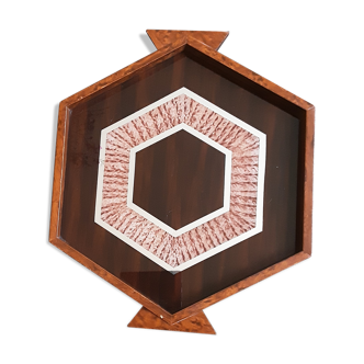 Wood tray 50s