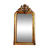 Golden mirror  - 127x70cm
