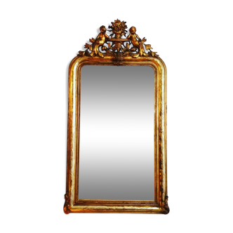 Golden mirror  - 127x70cm