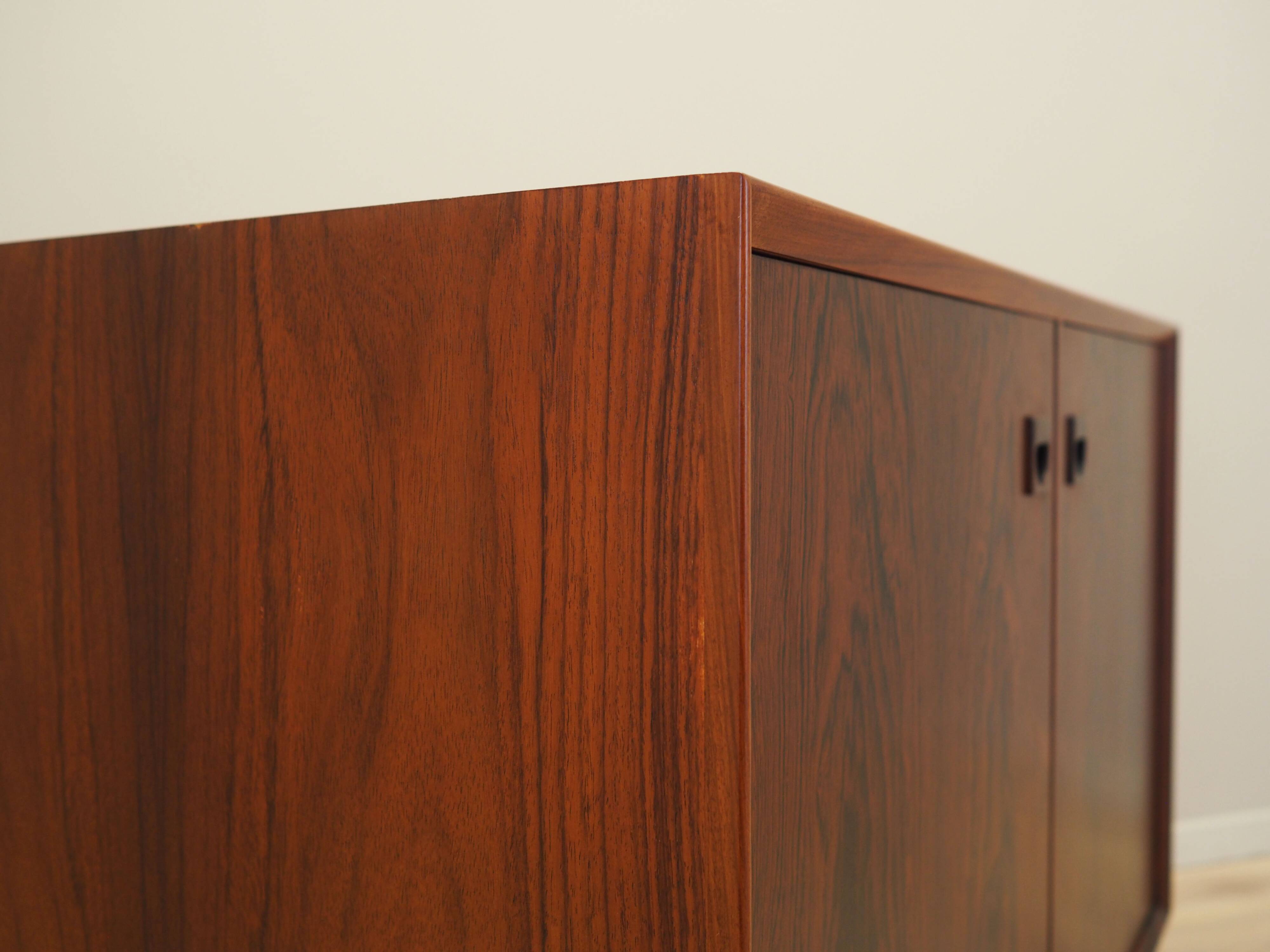Rosewood cabinet, Danish design, 1970s, manufacturer: Brouer