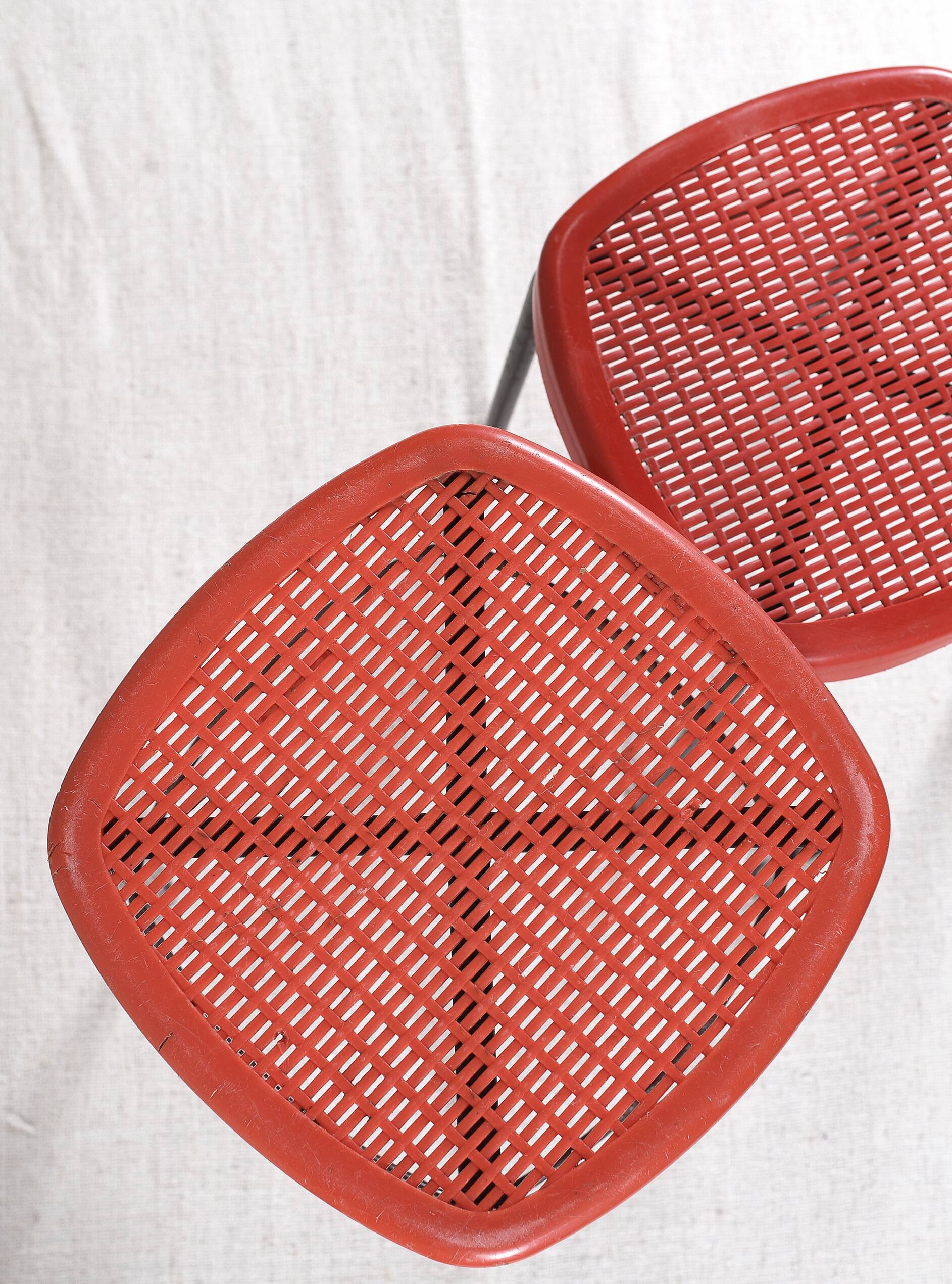 Paire de tabourets vintage grosfillex