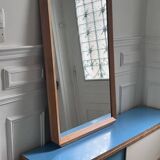 Large wooden mirror