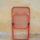 Metal folding chair by Talin editions, years 70