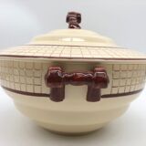 Earthenware tureen "Longchamp – France", Colmar model