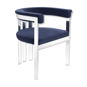 fauteuil venise 2 bleu