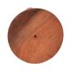 Rosewood long modernist candlestick, Denmark, 1970s.